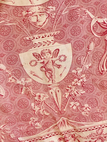 74x101 antique toile jouy - 74x101,