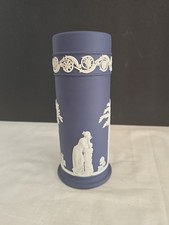 Vtg Wedgwood Portland Blue