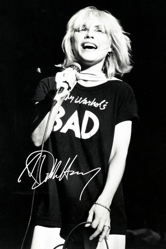Debbie harry signed pre print - signed,