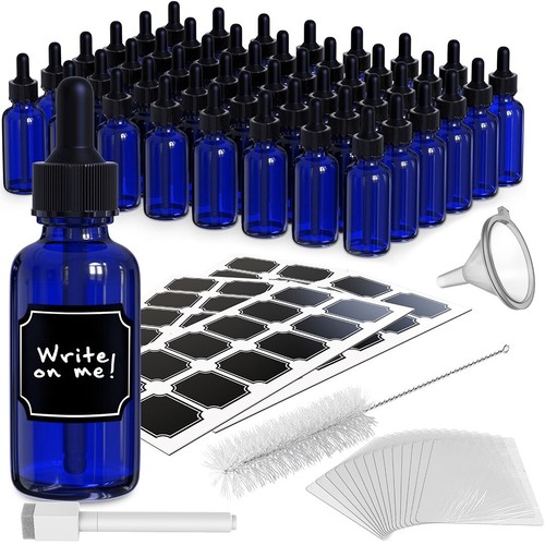 Nevlers cobalt blue glass - oz,