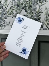 Wedding Table Plan Cards -