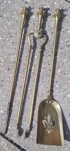Vintage antique brass fire - antique,