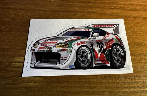 Toyota supra trd cartoon style - supra,
