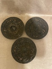 Set Of 3 Antique Cast Iron