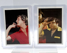 Eric Bristow  Jocky Wilson Darts  1986 Trading Cards  x 2  A Question Of Sport