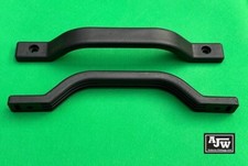 2 Plastic Grab Pull Handle 246mm Black Horseboxes Trailers Trucks Catering Van 
