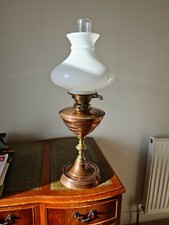 Antique Brass Oil Lamp Hinks No2 