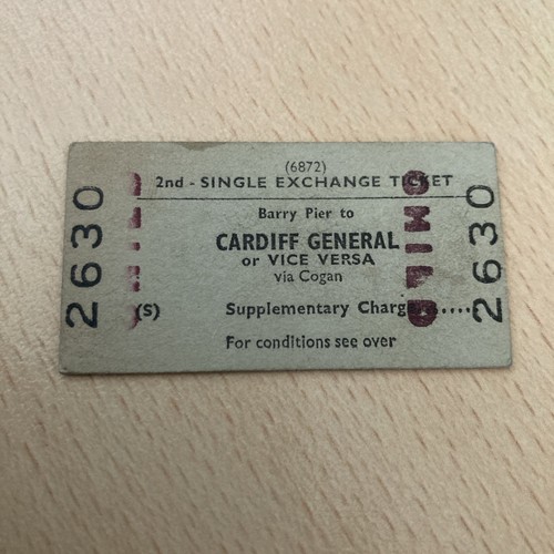 Railway ticket barry - ticket,,