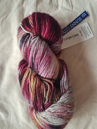 100g malabrigo worsted sunny - 100g,
