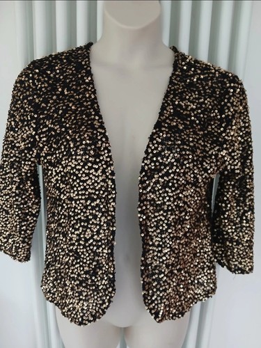 Lou gold - black, sequin