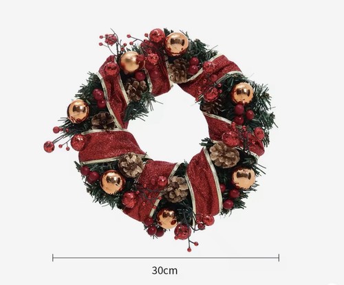 30cm christmas wreath led - 30cm,