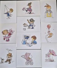 Lili of The Valley 12 x Art Images A6 Postcard  Size For Card Making ... Set 3