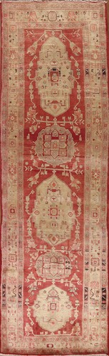 Red wool hand knotted - red, hand-knotted