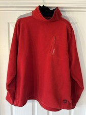 TRIBORD DECATHLON CREATION FLEECE JUMPER RED MEN SIZE UK XL