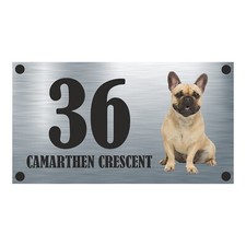 Fawn French Bulldog Aluminium