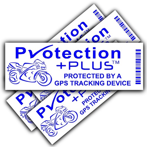 Motorbike security stickers - motorbike,