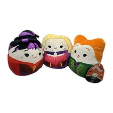 HOCUS POCUS Sanderson Sisters Halloween Plush Disney Squishmallows 6.5"  NWT