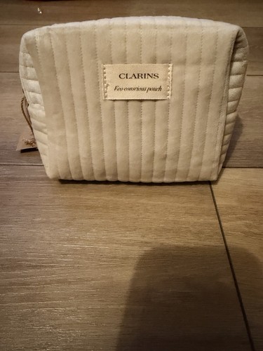 Clarins velvet bag with - clarins,