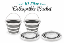 2 x 10L Collapsible Bucket