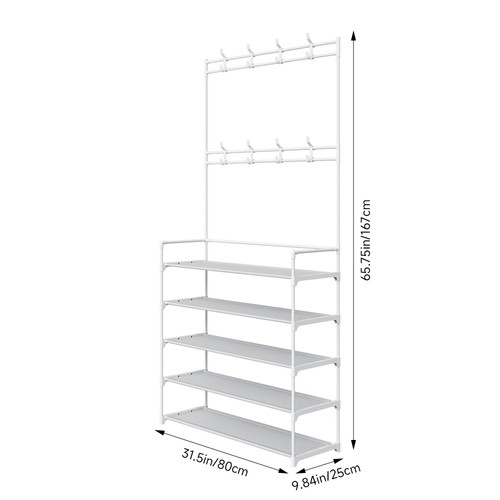 Entryway coat rack - coat, shoe