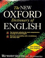 The New Oxford Dictionary of English by OUP Hardback Book The Cheap Fast Free