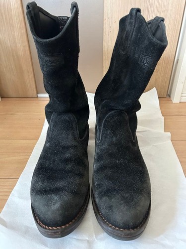 Wesco boots black suede - boots,,