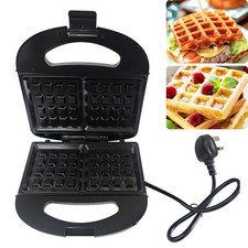 750W Waffle Maker 2 Slice Iron