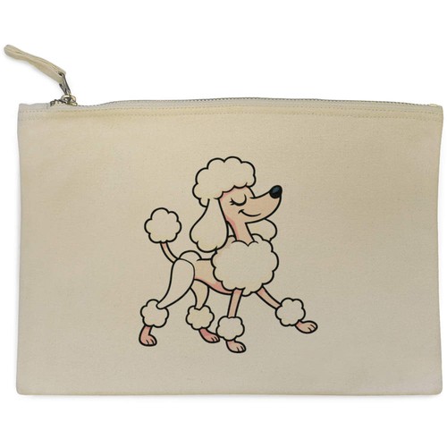 Prancing poodle canvas - 'prancing, poodle'