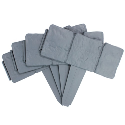 Stone effect lawn border - stone,