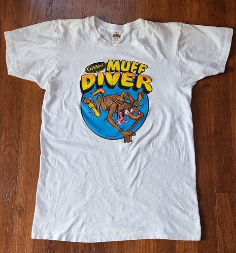 Vintage muff diver shirt - vintage, t-shirt