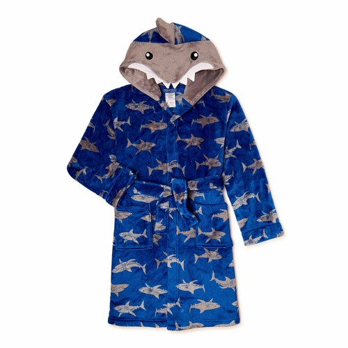 Shark robe costume hoodie - shark,