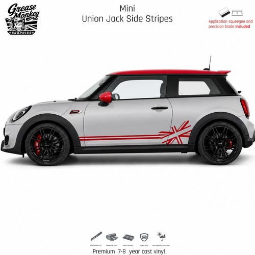 Mini union jack side stripes - union,