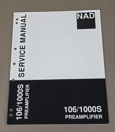 Nad preamplifier 106 1000s - nad, 106/1000s