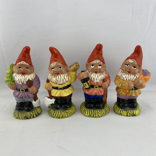 Vintage garden gnomes 1980 - vintage,