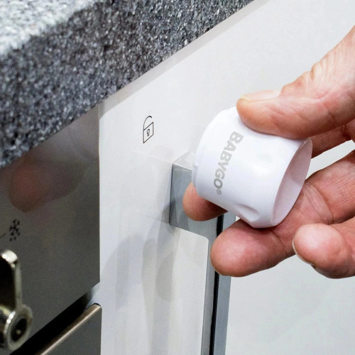 Magnetic child safety cupboard - child,