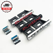 3D ABS Chrome Logo Quattro