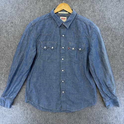 Men levi western denim - men's,