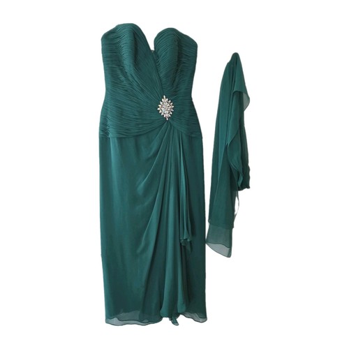 Jovani emerald silk strapless - jovani,