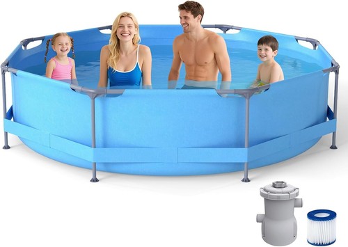 Above ground swimming - above,