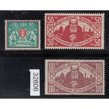 Danzig 1923 Mi.No. 130-132 **