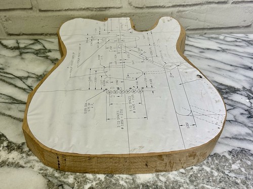 Hand cut telecaster guitar - hand-cut,