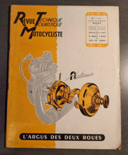 Magazine Technical Tourist Biker No 120 Seven 1956 Study Of Scooter Moby