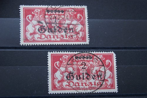 German stamps 1923 - german, danzig