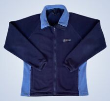 WMNS Retro Henri Lloyd 'Two Tone' Outdoor Zip Up Fleece Jacket Navy 5 - P2P: 23"