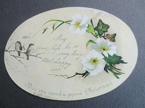 Victorian christmas card - victorian,
