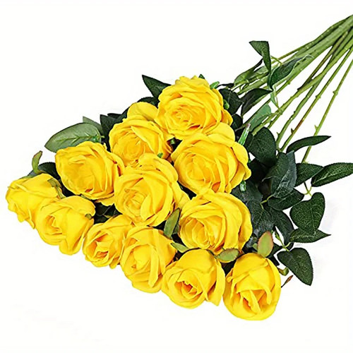 12x long single stem silk - long,