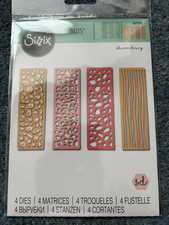 SIZZIX 4 THINLITS DIES WILD