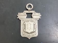 SILVER WATCH CHAIN FOB, HALL