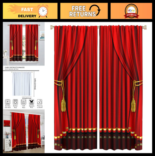 Red theater curtains for - red,