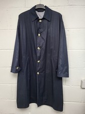 Strellson Of Switzerland Navy Blue Long Lightweight Coat. Mens Size 48. PN